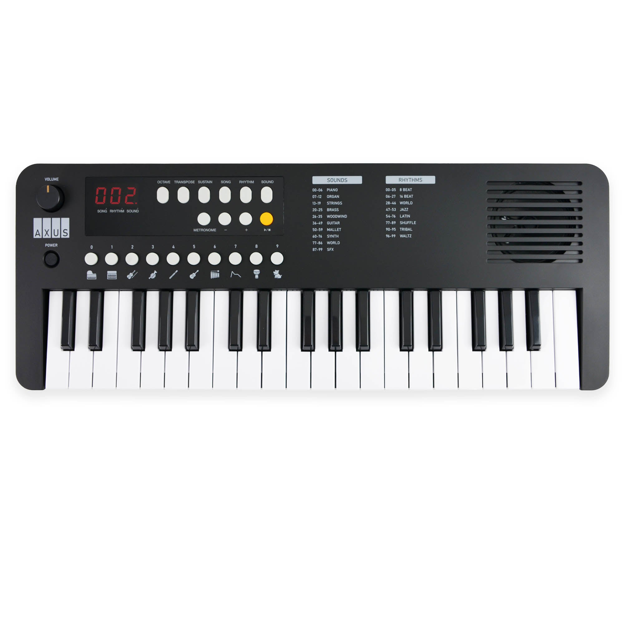 Axus Mini Keyboard 37 Key Keyboard#Colour_Black