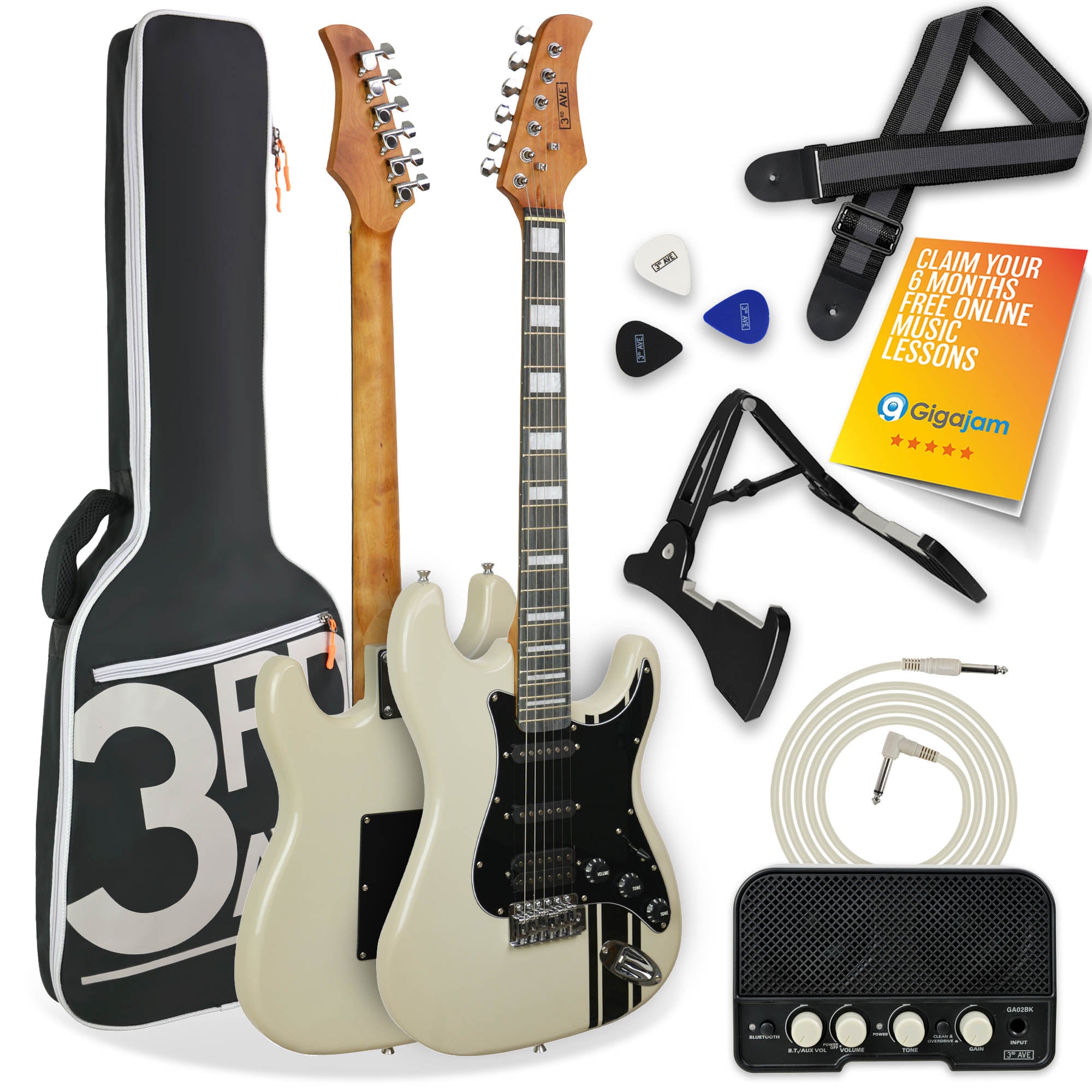 3rd Avenue Stateside Series Electric Guitar Pack