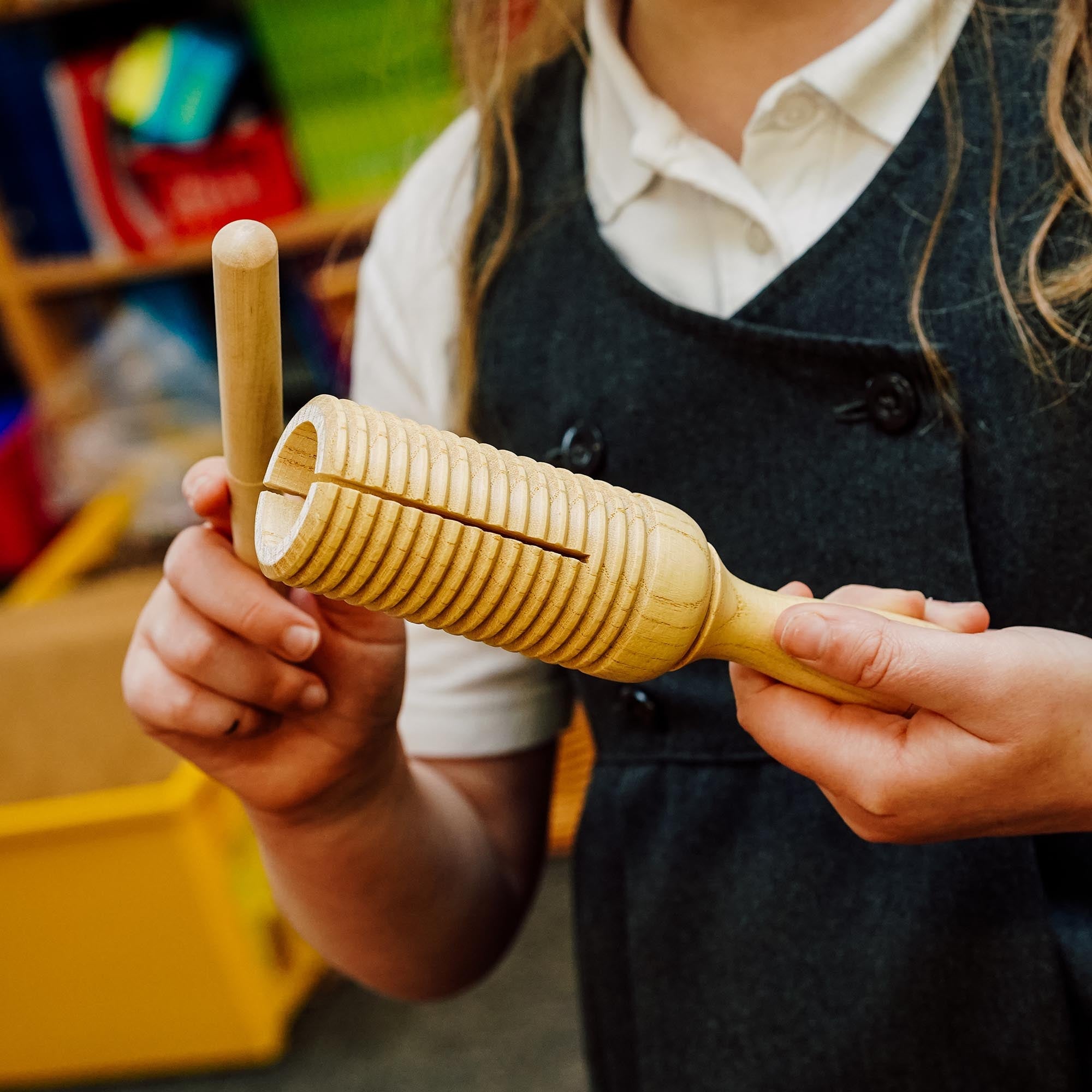 A-Star Guiro Tone Block & Scraper – NMII