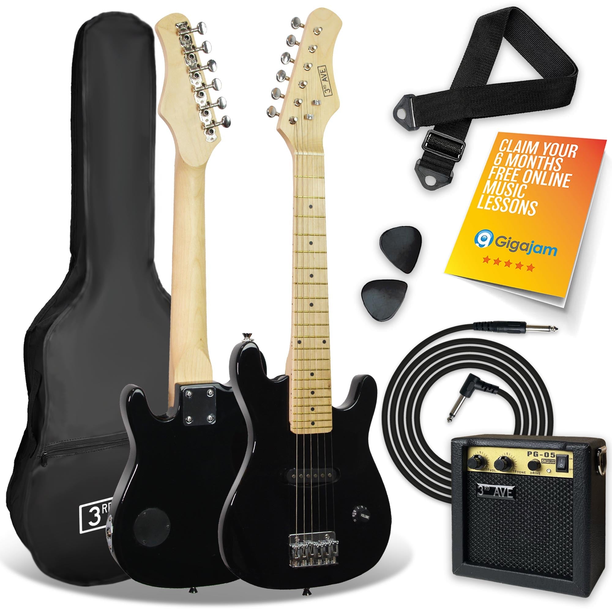 3rd Avenue Junior Electric Guitar Pack