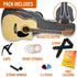 MX by 3rd Avenue Cutaway Acoustic Guitar Pack