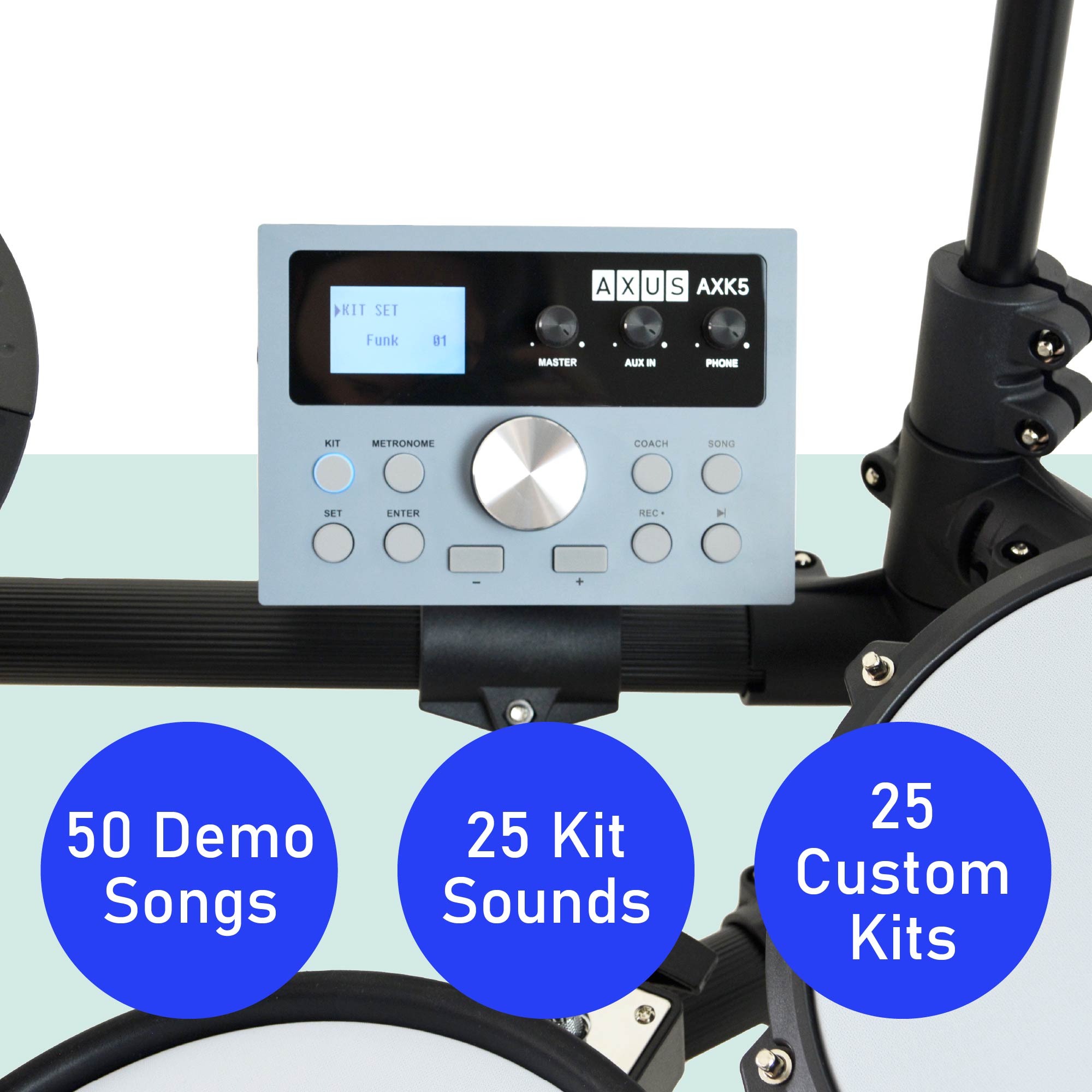 Axus AXK5 Mesh Head Digital Drum Kit