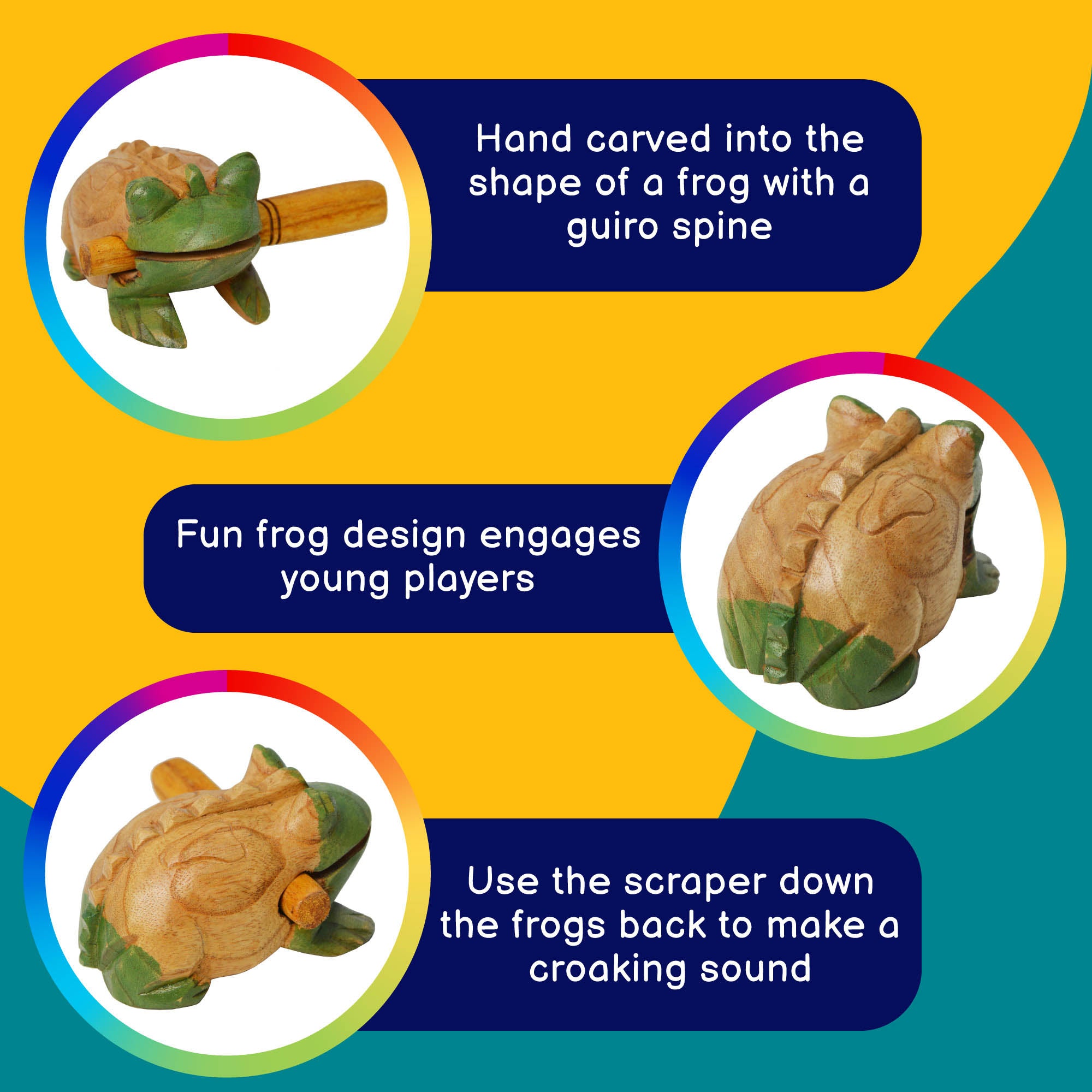 A-Star Frog Guiro Scraper – NMII