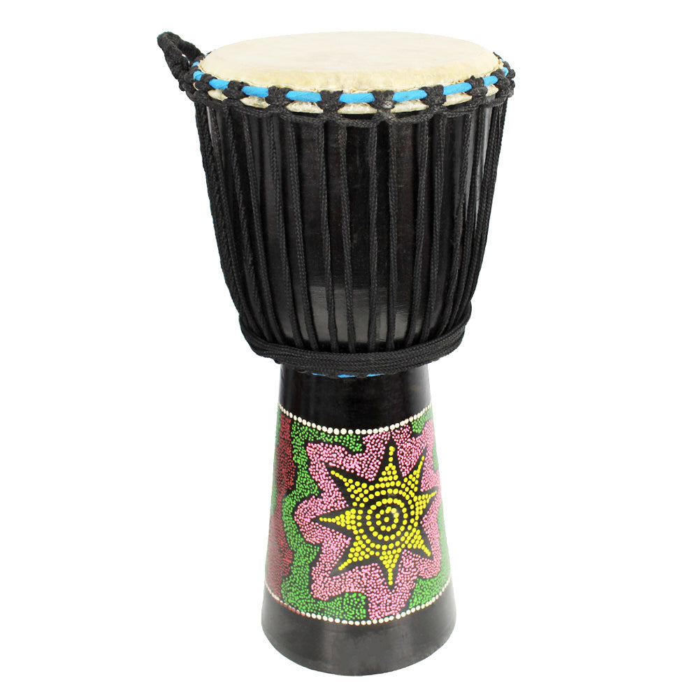 A-Star Painted Djembe - 10 Inch