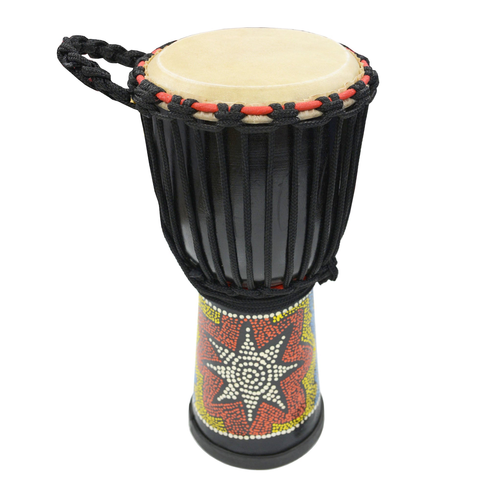 A-Star Painted Djembe - 7 Inch
