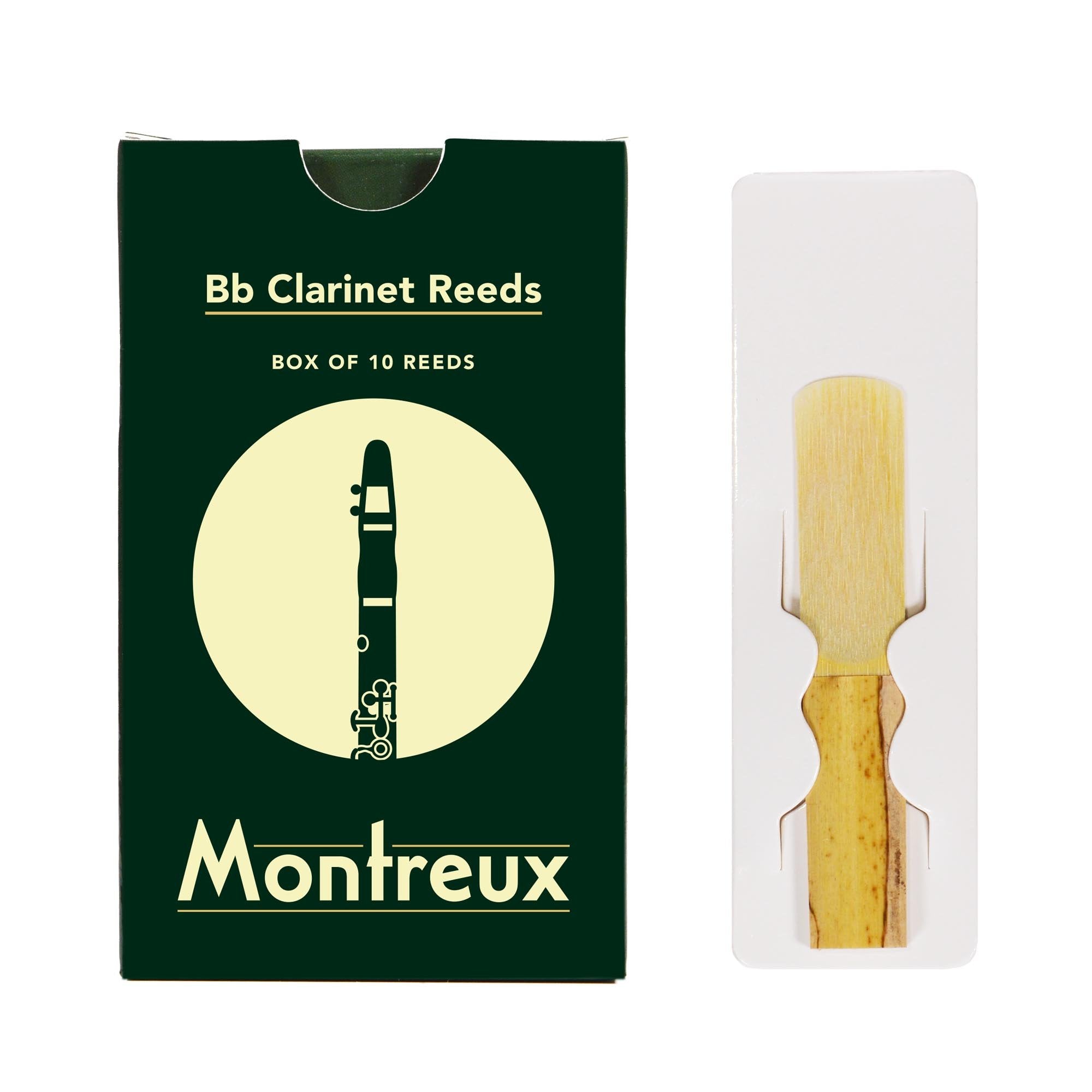 Montreux Bb Clarinet Reeds - Box of 10 Reeds